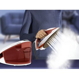 Tefal Express Power SV8110 2800 W 1,8 L Durilium AirGlide Autoclean soleplate Rosso, Bianco