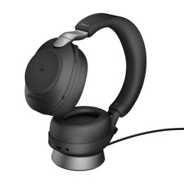 Jabra Evolve2 85, MS Stereo Auricolare Con cavo e senza cavo A Padiglione Ufficio USB tipo-C Bluetooth Nero