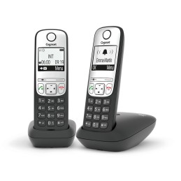 Gigaset A690A Duo Telefono analogico DECT Identificatore di chiamata Nero Gigaset A690A Duo Telefono analogico DECT Identificatore di chiamata Nero
