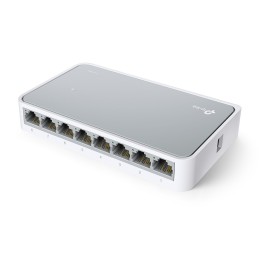 TP-Link TL-SF1008D Non gestito Fast Ethernet (10 100) Bianco