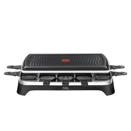 Tefal RE4588 griglia per raclette 10 persona(e) 1350 W Nero, Acciaio inossidabile