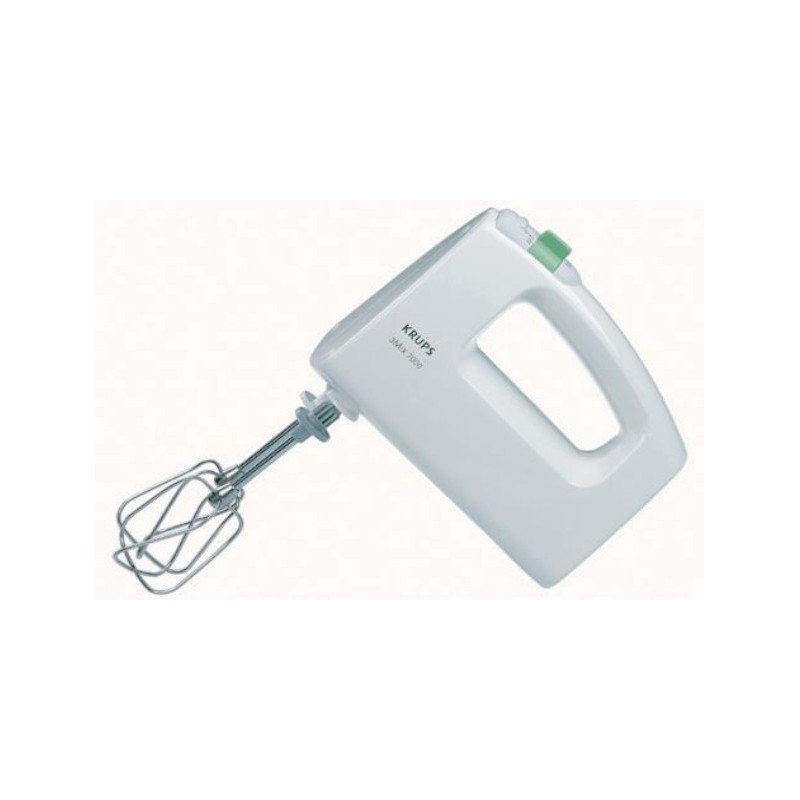 Krups F 608 14  Handmixer con Turbostufe, 3 Mix 7000 500 W Bianco