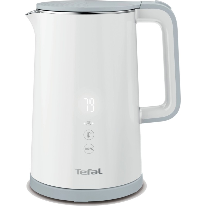 Tefal KO 6931 Wasserkocher 1,5 Liter weiß / Edelstahl