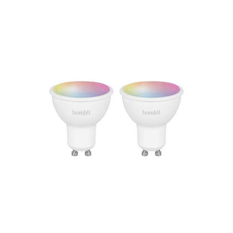 Hombli smarte Glühbirne GU10 5W RGB, 2er Pack