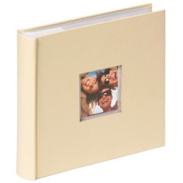 Walther Design Fun album fotografico e portalistino Crema 200 fogli 10 x 15