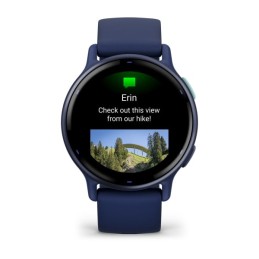 Garmin Vivoactive 5 3,05 cm (1.2") AMOLED Digitale 390 x 390 Pixel Touch screen Blu Wi-Fi GPS (satellitare)