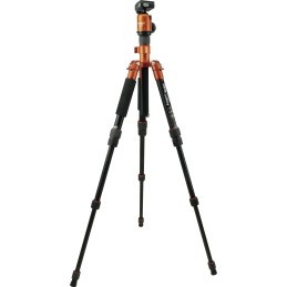 Rollei Compact Traveler No. 1 treppiede Fotocamere digitali film 3 gamba gambe Nero, Arancione