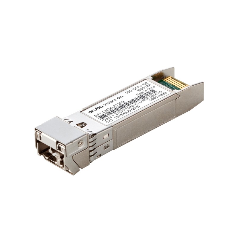 Aruba Instant On 10G SFP+ LC SR 300m OM3 MMF modulo del ricetrasmettitore di rete Fibra ottica 10000 Mbit s SFP+