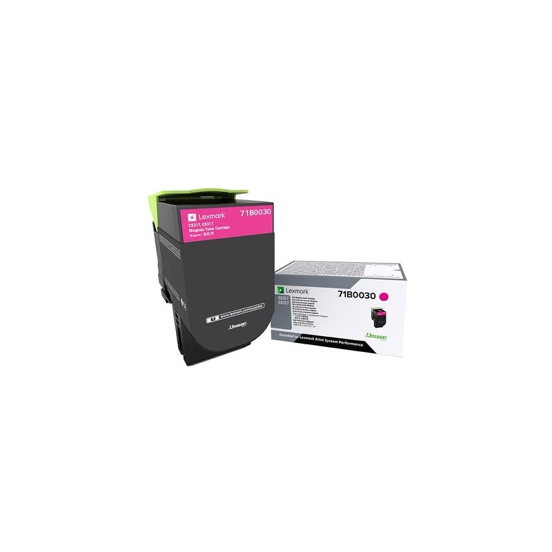 Lexmark 71B0030 cartuccia toner 1 pz Originale Magenta Lexmark 71B0030 cartuccia toner 1 pz Originale Magenta