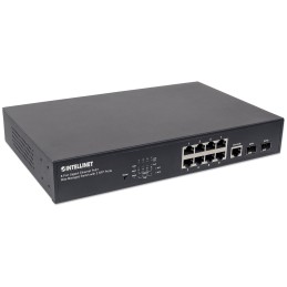 Intellinet 561167 switch di rete Gestito Gigabit Ethernet (10 100 1000) Supporto Power over Ethernet (PoE) Nero