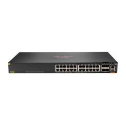 Aruba 6300F 24-port 1GbE Class 4 PoE & 4-port SFP56 Gestito L3 Gigabit Ethernet (10 100 1000) Supporto Power over Ethernet