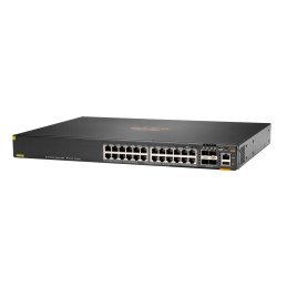 Aruba 6300F 24-port 1GbE Class 4 PoE & 4-port SFP56 Gestito L3 Gigabit Ethernet (10 100 1000) Supporto Power over Ethernet