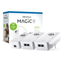 Devolo Magic 1 WiFi Multiroom Kit 1200 Mbit s Collegamento ethernet LAN Wi-Fi Bianco 3 pz