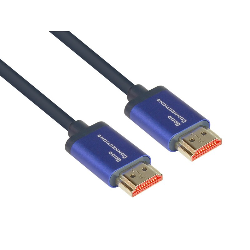 Alcasa 4521-SF005B cavo HDMI 0,5 m HDMI tipo A (Standard) Blu