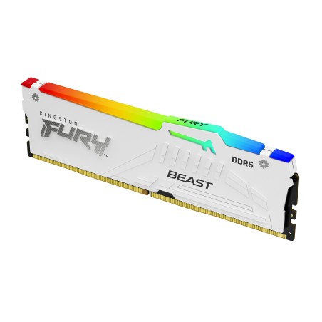 Kingston Technology FURY Beast 32 GB 6000 MT s DDR5 CL36 DIMM White RGB EXPO