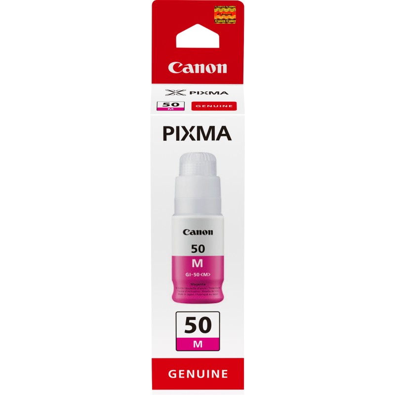 Canon GI-50 M, Resa elevata, Flacone d'inchiostro, Magenta Canon GI-50 M, Resa elevata, Flacone d'inchiostro, Magenta