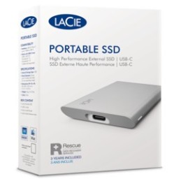 LaCie STKS500400 unità esterna a stato solido 500 GB Argento