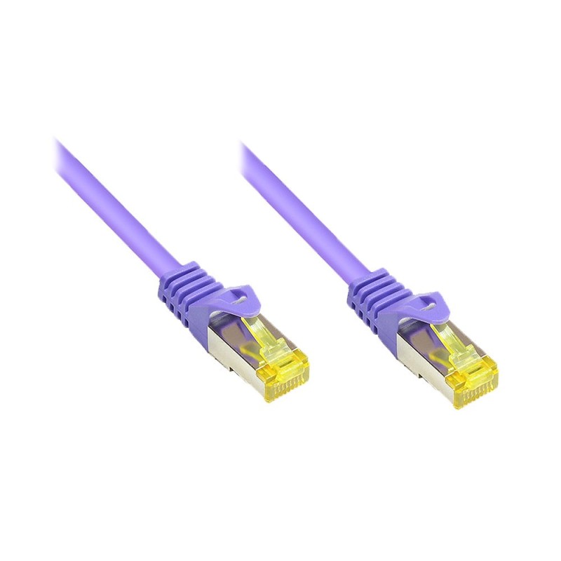 Alcasa 3.0m Cat7 RJ-45 cavo di rete Viola S FTP (S-STP)