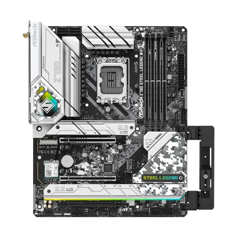 Asrock Z790 Steel Legend WiFi Intel Z790 LGA 1700 ATX Asrock Z790 Steel Legend WiFi Intel Z790 LGA 1700 ATX