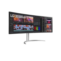 LG 49BQ95C-W Monitor PC 124,5 cm (49") 5120 x 1440 Pixel UltraWide Dual Quad HD Bianco