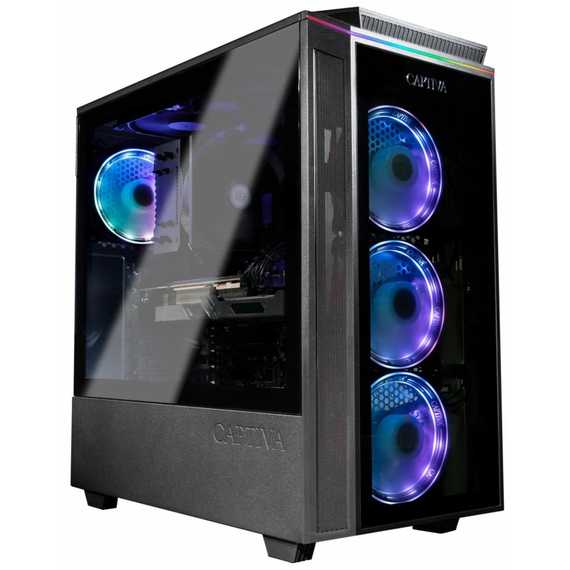 CAPTIVA Highend Gaming R71-395 AMD Ryzen™ 9 5900X 32 GB DDR4-SDRAM 1 TB SSD NVIDIA GeForce RTX 4080 Windows 11 Home PC Nero