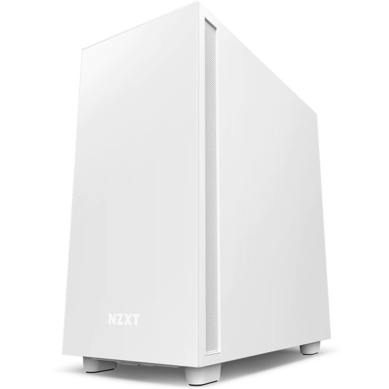 NZXT H7 White Midi Tower ATX Gaming Gehäuse weiß mit Glasfenster