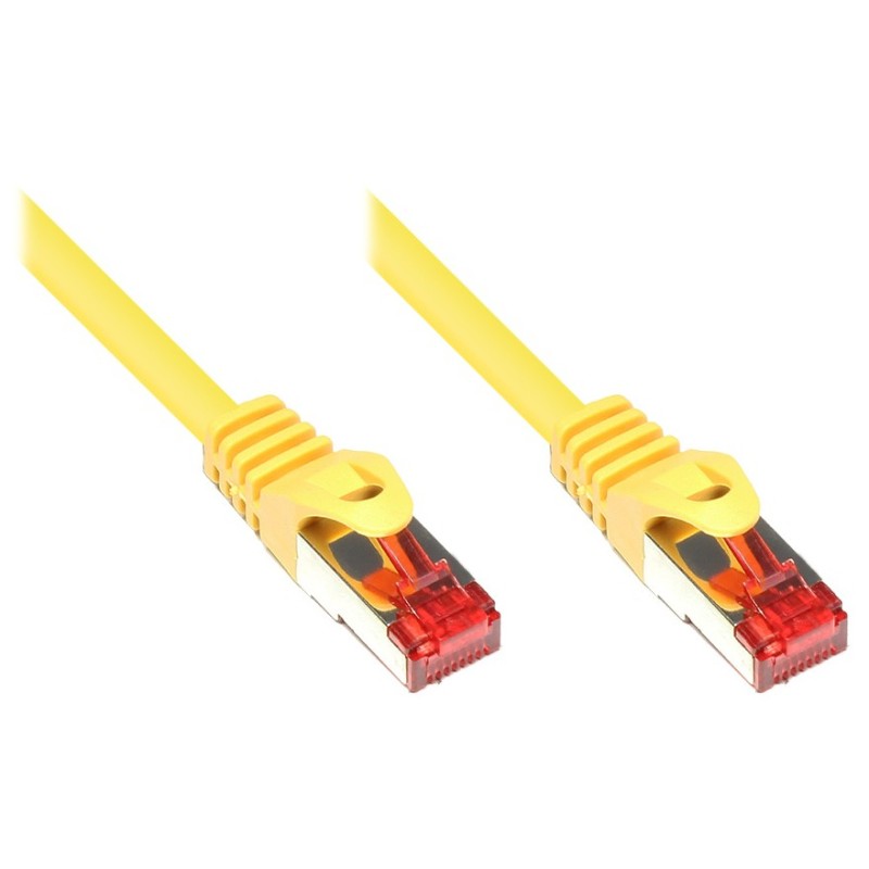 Alcasa 0.5m Cat6 S FTP cavo di rete Giallo 0,5 m S FTP (S-STP)