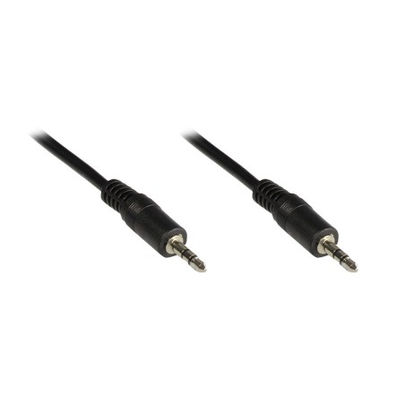 Alcasa 1970-6 cavo audio 5 m 3.5mm Nero