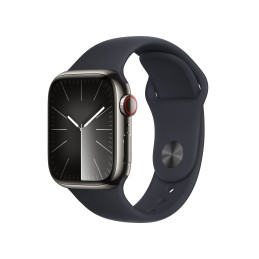 Apple Watch Series 9 41 mm Digitale 352 x 430 Pixel Touch screen 4G Grafite Wi-Fi GPS (satellitare)