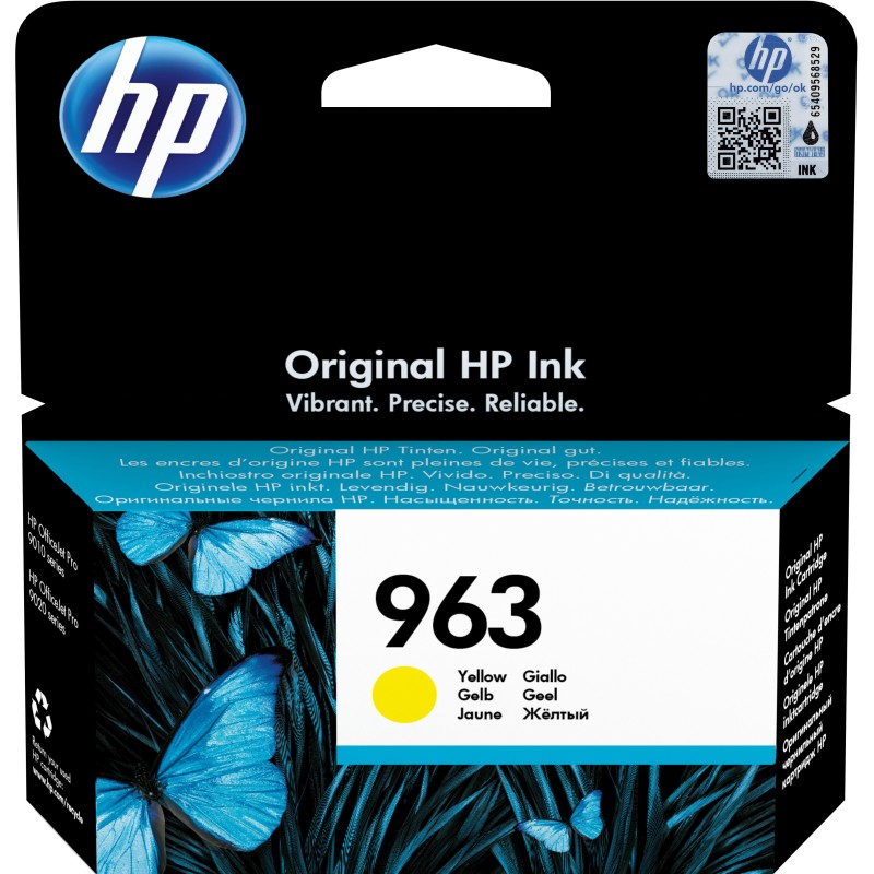 HP Cartuccia di inchiostro giallo originale 963