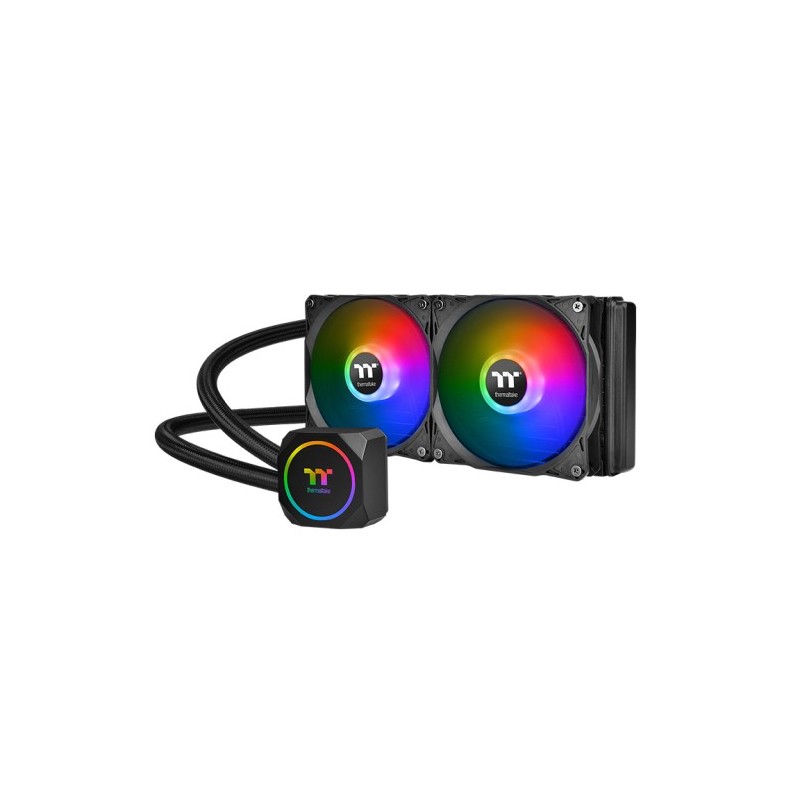 Thermaltake CL-W286-PL12SW-A sistema di raffreddamento per computer Processore Raffreddatore di liquidi tutto in uno Nero 1 pz