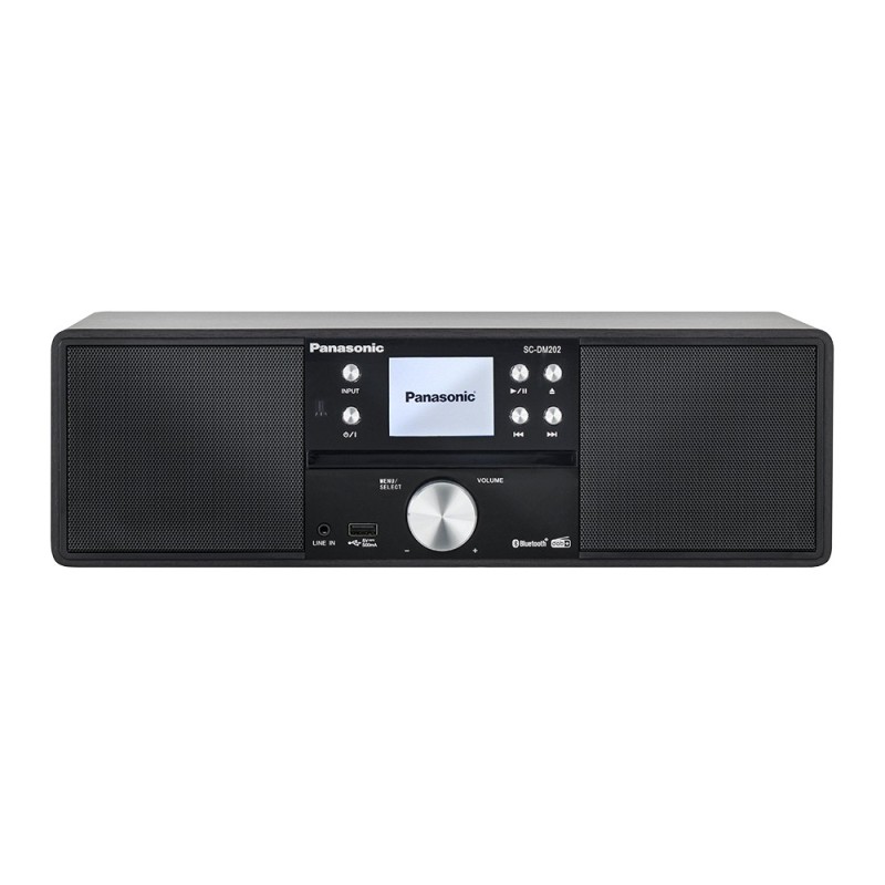 Panasonic HiFi Micro Anlage DAB+ SC-DM202EG-K schwarz mit Bluetooth Microsistema audio per la casa 24 W Nero Panasonic HiFi Micro Anlage DAB+ SC-DM202EG-K schwarz mit Bluetooth Microsistema audio per la casa 24 W Nero