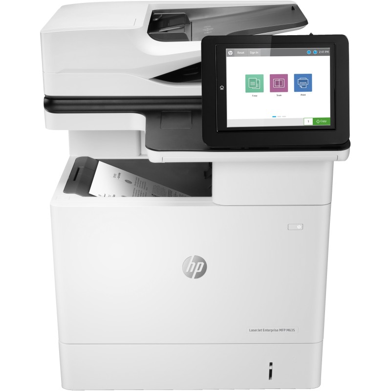 HP LaserJet Enterprise MFP M635h, Print, copy, scan, optional fax, Scan to email Two-sided printing 150-sheet ADF Energy