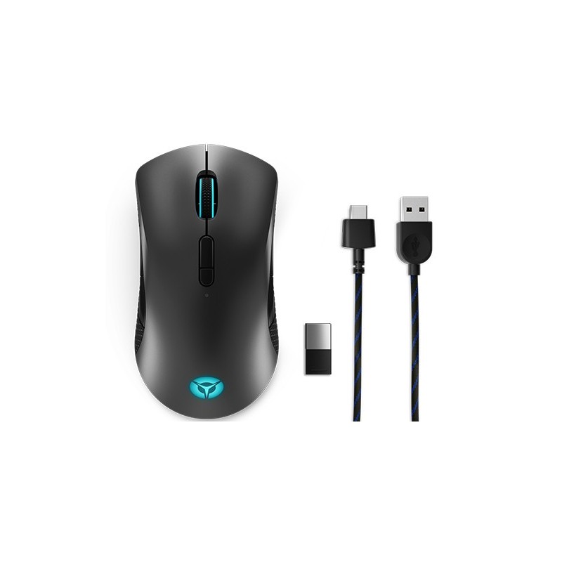 Lenovo Legion M600 Wireless Gaming mouse Ambidestro RF Wireless + Bluetooth + USB Type-A Ottico 16000 DPI