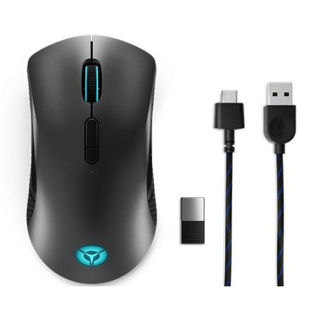 Lenovo Legion M600 Wireless Gaming mouse Ambidestro RF Wireless + Bluetooth + USB Type-A Ottico 16000 DPI