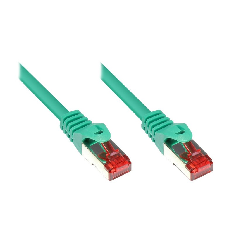 Alcasa Cat. 6 S FTP 0.5m cavo di rete Verde 0,5 m Cat6 S FTP (S-STP)