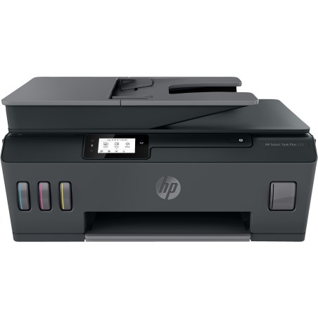 HP Smart Tank Plus Stampante multifunzione wireless 570, Colore, Stampante per Casa, Stampa, scansione, copia, ADF, wireless,