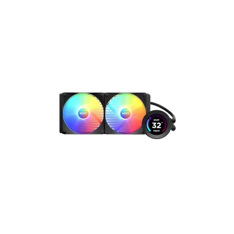 NZXT Kraken Elite 280 RGB Processore Raffreddatore di liquidi tutto in uno 14 cm Nero 1 pz