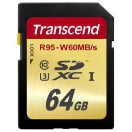 Transcend TS64GSDU3 memoria flash 64 GB SDXC NAND Classe 10