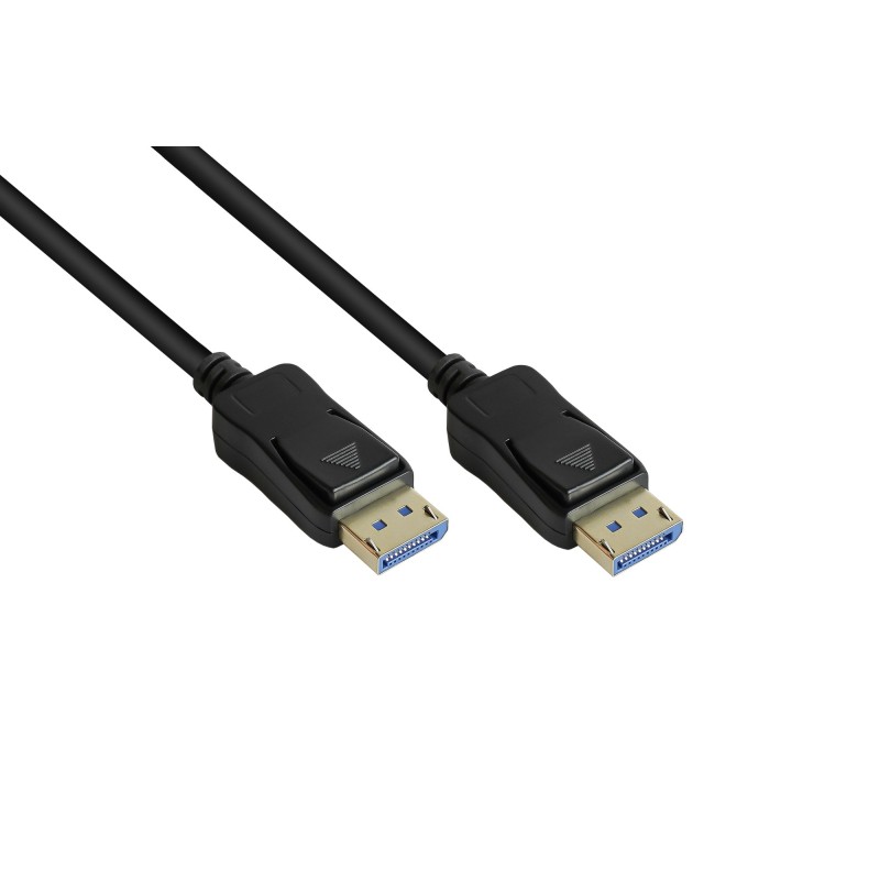 Alcasa DP20-020 cavo DisplayPort 2 m Nero