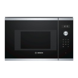 Bosch Serie 6 BFL524MS0 forno a microonde Da incasso Solo microonde 20 L 800 W Nero, Acciaio inossidabile