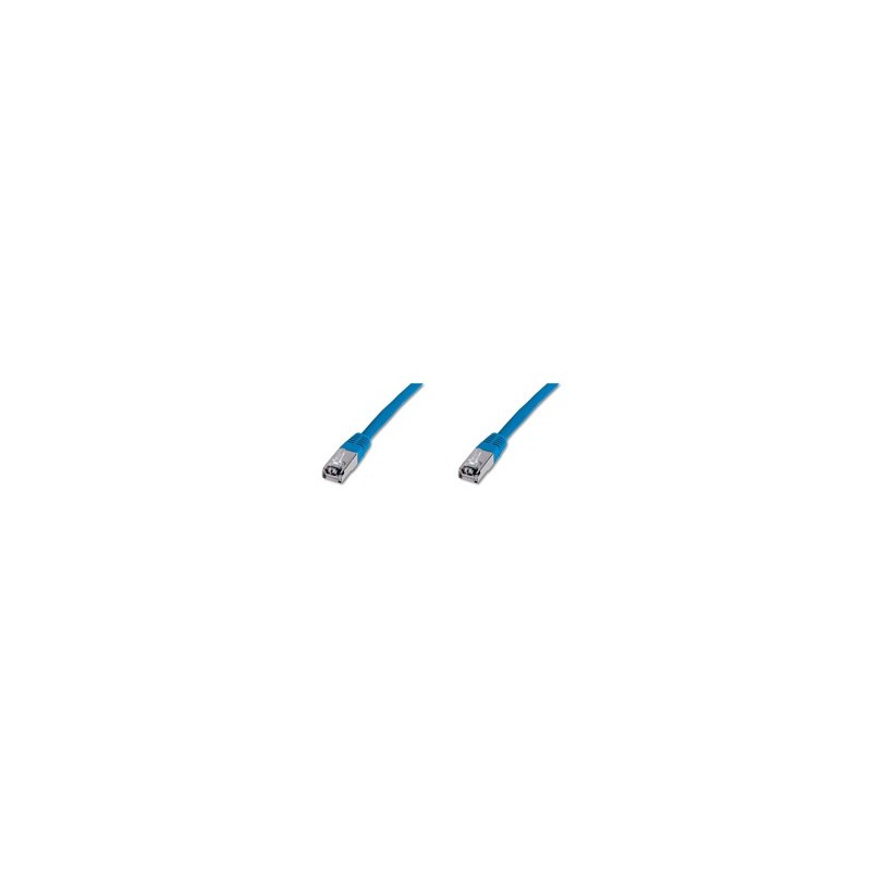 Digitus Patch Cable, SSTP PIMF, CAT 6, AWG 26 5.0m cavo di rete Blu 5 m
