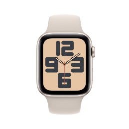 Apple Watch SE OLED 44 mm Digitale 368 x 448 Pixel Touch screen Beige Wi-Fi GPS (satellitare)