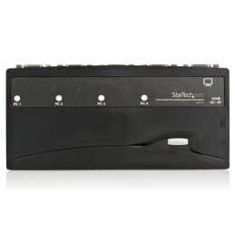 StarTech.com Kit switch KVM PS 2 4 porte colore nero con cavi