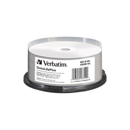 Verbatim DataLifePlus BD-R 50 GB 25 pz