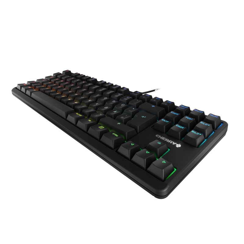 CHERRY G80-3000N RGB TKL tastiera USB QWERTZ Tedesco Nero CHERRY G80-3000N RGB TKL tastiera USB QWERTZ Tedesco Nero