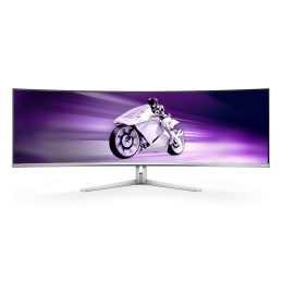 Philips Evnia 8000 49M2C8900 00 Monitor PC 124,2 cm (48.9") 5120 x 1440 Pixel Dual QHD QDOLED Bianco