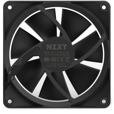 NZXT F120 RGB Case per computer Ventilatore 12 cm Nero 1 pz