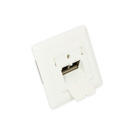 Alcasa GC-N0025 presa energia RJ-45 Bianco