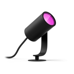 Philips Hue White and Color ambiance Lily Faretto Smart Esterno Antracite in Alluminio Kit base con alimentatore Basso voltaggio